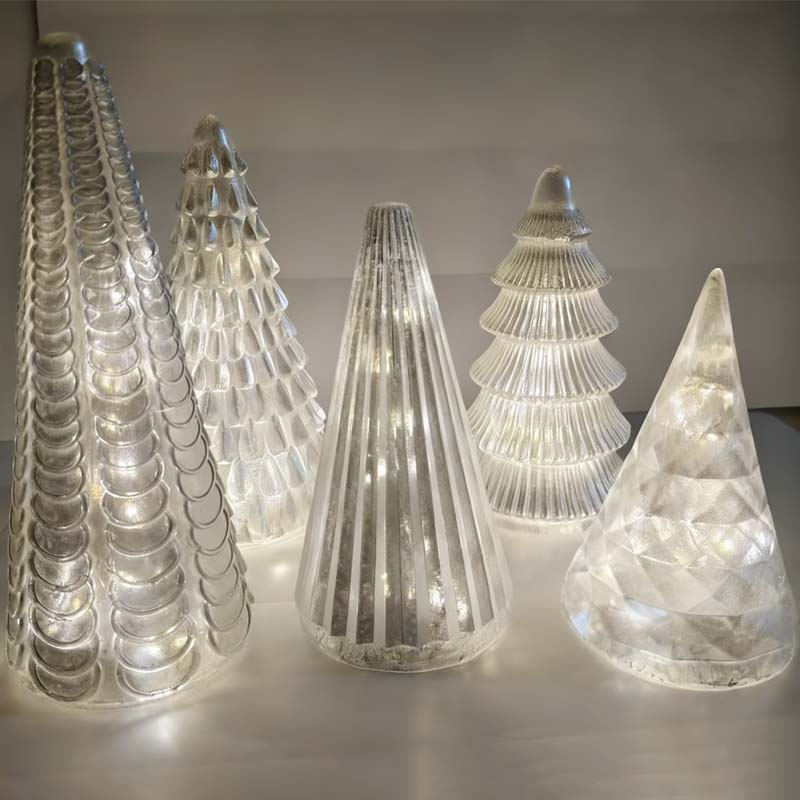 LumiTree™ - Illuminated Resin Decorative Trees Set