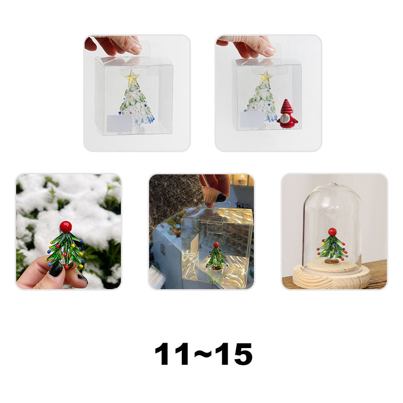 HolidayGlow™ - Creative Glass Christmas Ornaments for Festive Decor