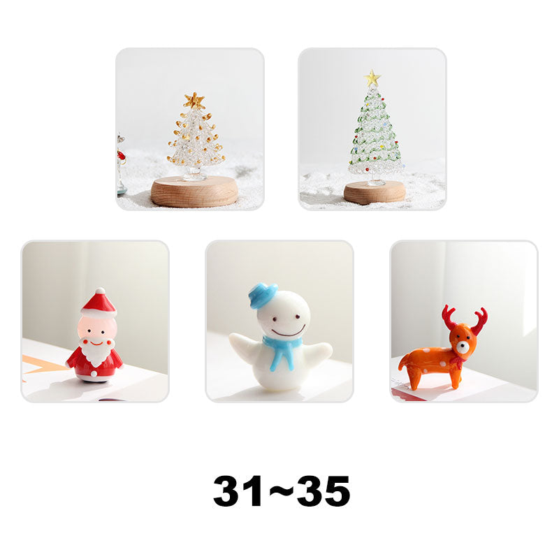 HolidayGlow™ - Creative Glass Christmas Ornaments for Festive Decor