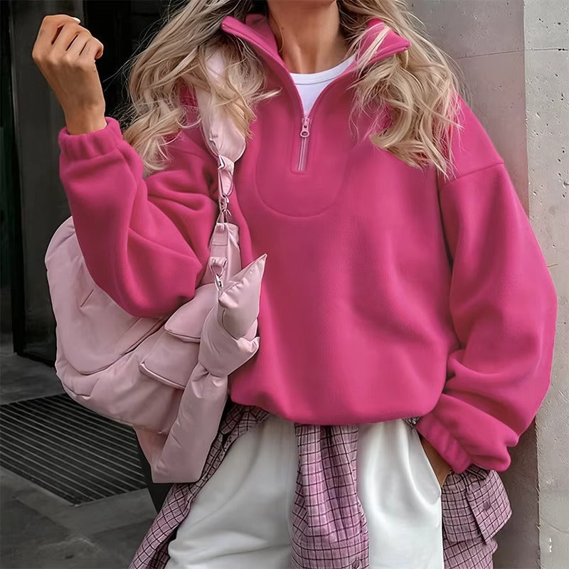 Women's Soft Pink Pullover Hoodie